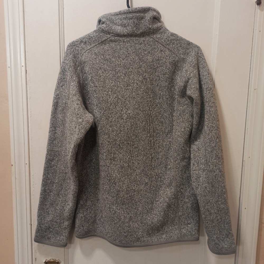 patagonia women's pullover better sweater quarter zip size medium gray color - Picture 11 of 16